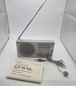 Sony AM FM 2 Band Radio Model IFC-15/15 Vintage 1984 - Picture 1 of 11