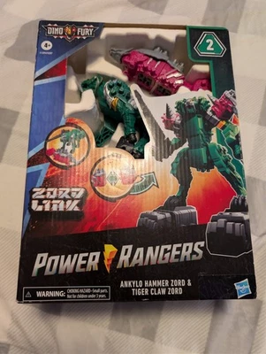 POWER RANGERS Dino Fury Zord Link Ankylo Hammer & Tiger Claw NUEVO SELLADO Foto 1 de 4