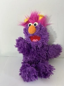 Sesamstraße Place 11 Zoll Honker Plüsch lila Muppet Plüsch rosa Haare - Bild 1 von 4