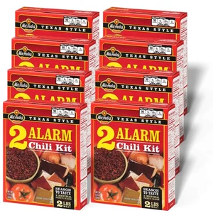 Wick Fowler's 2 Alarm Chili Kit Authentic Texas Style Gewürz 8er Pack - Bild 1 von 7