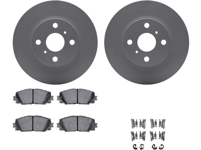 Front Brake Pad and Rotor Kit For 2006-2011 Toyota Yaris 2007 2008 2009 PN824KC Foto 1 de 1