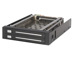 StarTech 2 Drive 2.5in Trayless Hot Swap SATA Mobile Rack Backplane - Picture 1 of 2