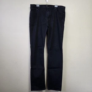 OLD NAVY Jeans Men's 38x34 Relaxed Slim Tapered Denim Black Built in Flex - Picture 1 of 12