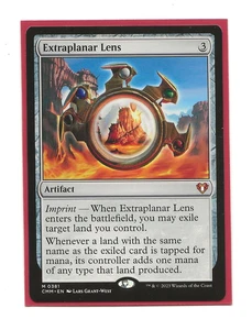 EXTRAPLANAR LENS Commander Masters English MTG NM Magic - Imagen 1 de 1