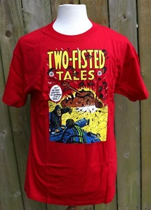 NOS 2011 EC Comics TWO-FISTED TALES Graphitti Erwachsenen-T-Shirt - MEHRERE GRÖSSEN - Bild 1 von 8