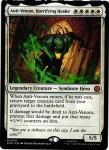 MAGIC MTG MARVEL SPIDER-MAN 0001 M ANTI-VENOM HORRIFYING HEALER - Picture 1 of 2