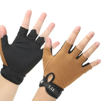 Weight Lifting Gloves for Men and Women Fitness Size M, Brown Foto 1 de 4