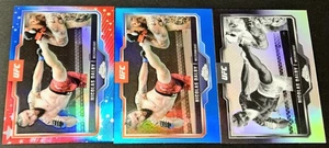2025 Topps Chrome UFC Blue /150 Nicolas Dalby Red White Refractor Negative #42 - Picture 1 of 2