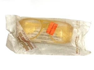 Vintage Sellstrom Safeguards Schutzbrille gelbes Gestell ungeöffnet - Bild 1 von 12