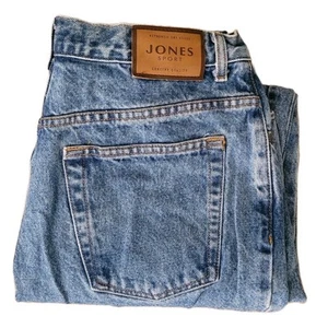 Vintage Jones Sport Jeans Damen 16 (34Wx30,5L) Blau High Waist Mom Jeans 90s Y2K - Bild 1 von 13