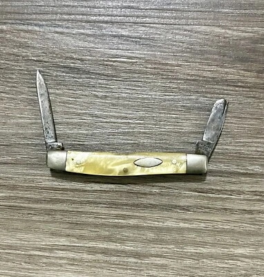 Vintage Western- Boulder CO 2 Blade Pocket Knife Model 441 One Blade Broken!!!! - Image 1 of 4