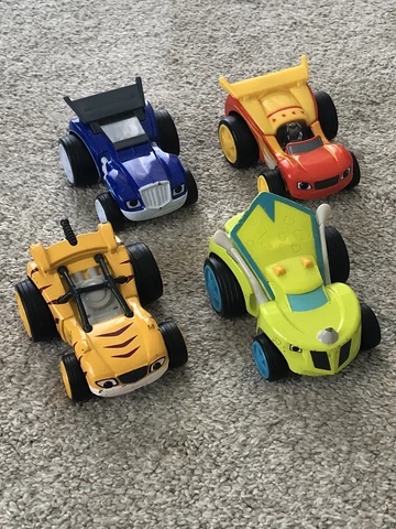 Blaze & The Monster Machines Race Car Series RARE: Blaze, Zeg, Stripes, Crusher Cover