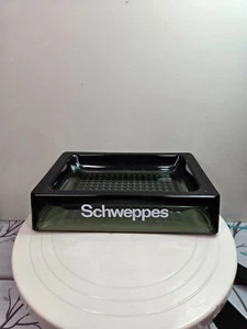 Schweppes Ash Tray Large oblong Glass Ashtray Vintage pub ashtray Home Bar - Picture 1 of 6