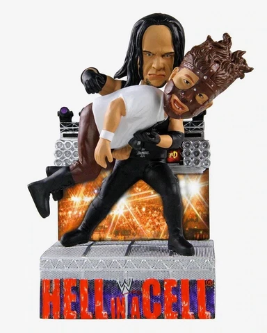 The UNDERTAKER vs MANKIND Mick Foley WWF “Hell in a Cell” Bobblehead #/144 NIB! Cover