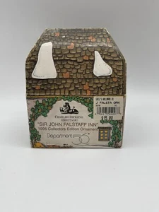 Dept 56 1995 Collector's Edition Ornament Dick's SIR JOHN FALSTAFF INN in Box - Bild 1 von 4