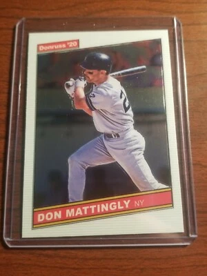 Don Mattingly 2020 DONRUSS OPTIC RETRO 1986 SILVER HOLO PRIZM #R86-16 YANKEES - Image 1 of 2