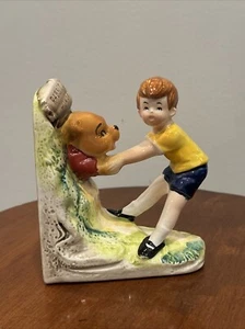 WINNIE THE POOH 1964 ENESCO CERAMIC BOOKENDS Vintage - Picture 1 of 12