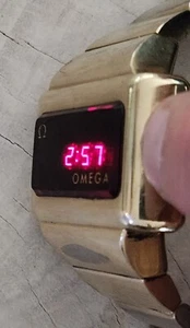 Circa 1970's OMEGA TC2 LED Display watch & Orig. Bracelet, Professional Restored - Picture 1 of 13