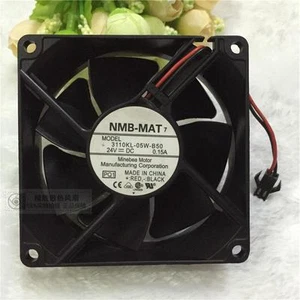 1 PCS  NMB Fan 3110KL-05W-B50-PQ1 DC 24V 8025 8CM 2 Pin For ABB  cooling fan - Picture 1 of 2