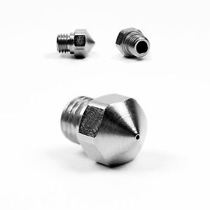Micro Swiss MK10 Plated Nozzle for PTFE lined hotend M7 Threads .4mm