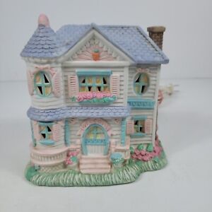 Cottontail Lane Easter Village VICTORIAN HOUSE Light Included Midwest