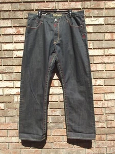 Vintage Y2K Akademiks Hip Hop Denim Baggy Jeans Men's 40x34 Wide-Leg - Picture 1 of 7