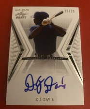 2012 Leaf Ultimate Draft #15/25  DJ DAVIS  AUTO AUTOGRAPH