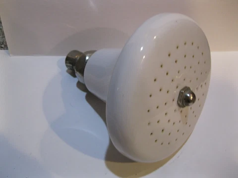 Antique Vintage Porcelain Shower Head, Claw Foot Tub Shower Head, Victorian. #6 Cover