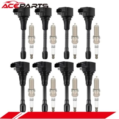 8 bujías de encendido y 8 de iridio para Nissan Armada 2017-2020 5,6 L V8 Foto 1 de 4