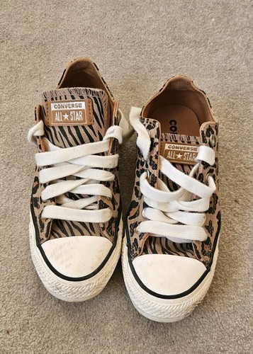 Scarpe da ginnastica basse Converse All Star stampa animalier taglia 4 5 euro 37