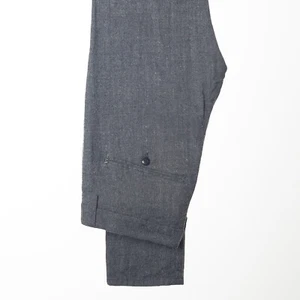 DONDUP Pants Gray Melange Slim Fit Wool Italy Made 31.5/30 - Picture 1 of 4