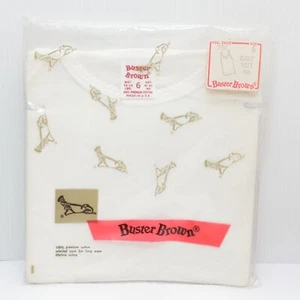 Vintage Buster Brown Size 6 White Girl's Vest #22, Still Sealed, USA - Picture 1 of 3