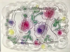 High Quality Colour Glass Fruit Tray Size 25cm X 35cm - Bild 1 von 5