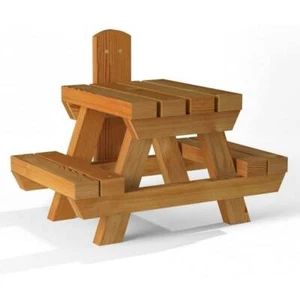 Alimentador de mesa de picnic antibacteriano The Great British para ardillas  - Imagen 1 de 6