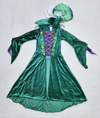 New exclusive Disney Hocus Pocus Winifred Sanderson dress Halloween costume, M L - Image 1 of 4
