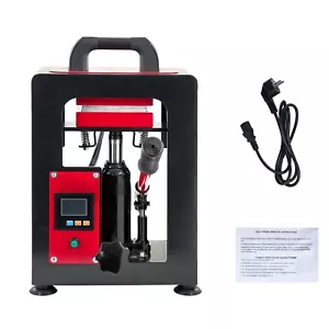 5T Manuelle Hydraulische Rosin Presse mit Dualer Heizplatte6x12cmEU-Hitzepresse - Bild 1 von 11