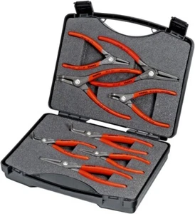 PINZE ANELLO A SCATTO KNIPEX 8 PEZZI 002125 - Foto 1 di 3