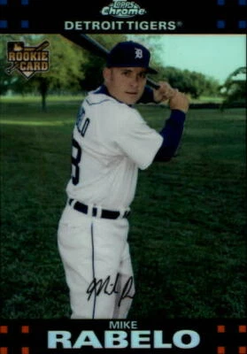 2007 Topps Chrome Refractors #307 Mike Rabelo - NM-MT - Image 1 of 2