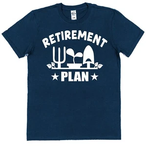 Plan Gartenarbeit Ruhestand T-Shirt Schrebergarten Ruhestand Geschenk Gärtner Opa - Bild 1 von 2