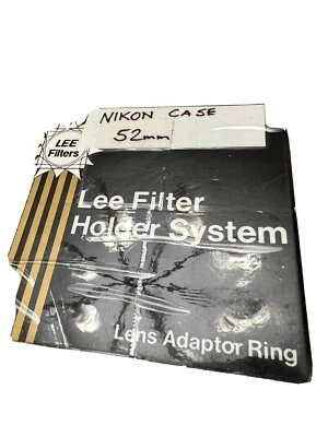 Lee Filters 52mm Lens Thread to Lee 85 Filter Holder Adaptor Ring #L85AR52 - Image 1 of 3