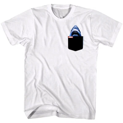 Jaws Shark Pocket Men's T Shirt - Image 1 of 3