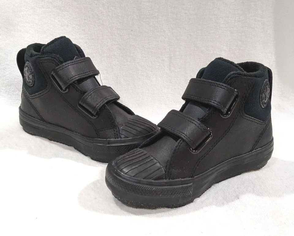 Botas altas negras Converse CTAS Berkshire para niños pequeños - talla Asst NWB A01784C Foto 1 de 4