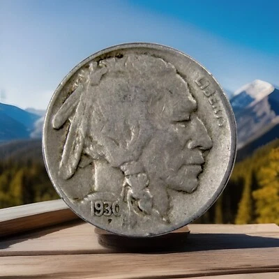 1930-P Buffalo Nickel Full Date FAST SHIPPING - Image 1 of 4