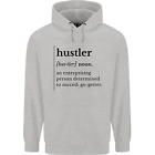 Hustler Definition Entrepreneur Hustle Mens 80% Cotton Hoodie
