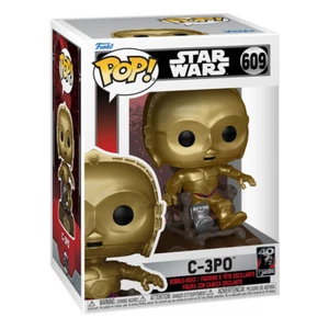 Funko POP! Star Wars - Figura Vinilo 40 Aniversario C3P0 en Silla 9 cm *609* - Imagen 1 de 2