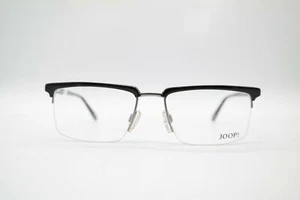 JOOP 83157-650 Schwarz Silber halbrand Brille Brillengestell eyeglasses Neu - Picture 1 of 6