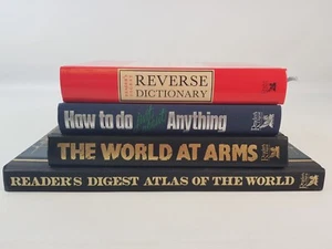 4 x Reader's Digest How to Atlas Dictionary Vintage Books Hardback - Picture 1 of 8