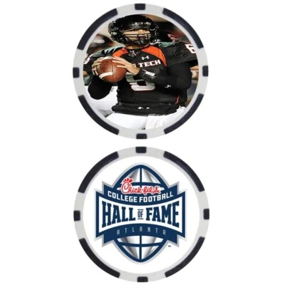 Graham Harrell Texas Tech College Football Hall of Fame Chip - Image 1 of 2
