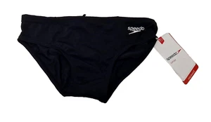 SPEEDO Jungen Slip Badehose End + 6,5 cm Brf Jm schwarz Größe 28" 6 - Bild 1 von 2