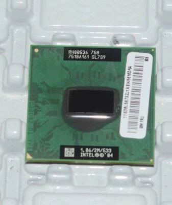 Intel Pentium M 750 Processore 750 1.86GHz 533MHz SL7S9 CPU PM750 - Image 1 of 4
